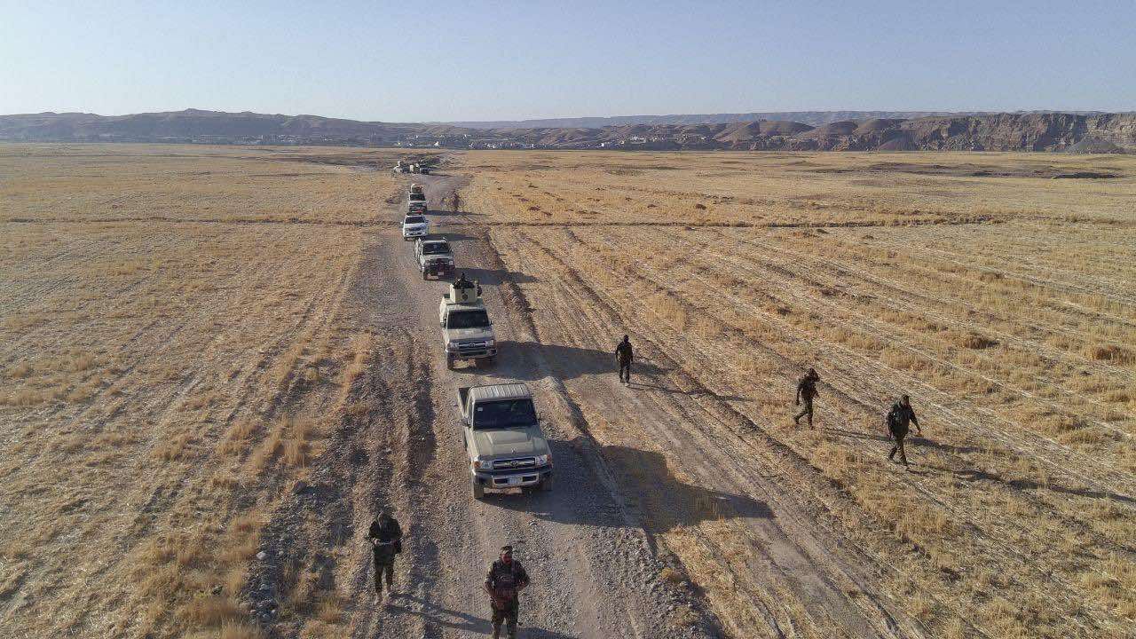تنفيذ عملية أمنية مشتركة غرب كركوك